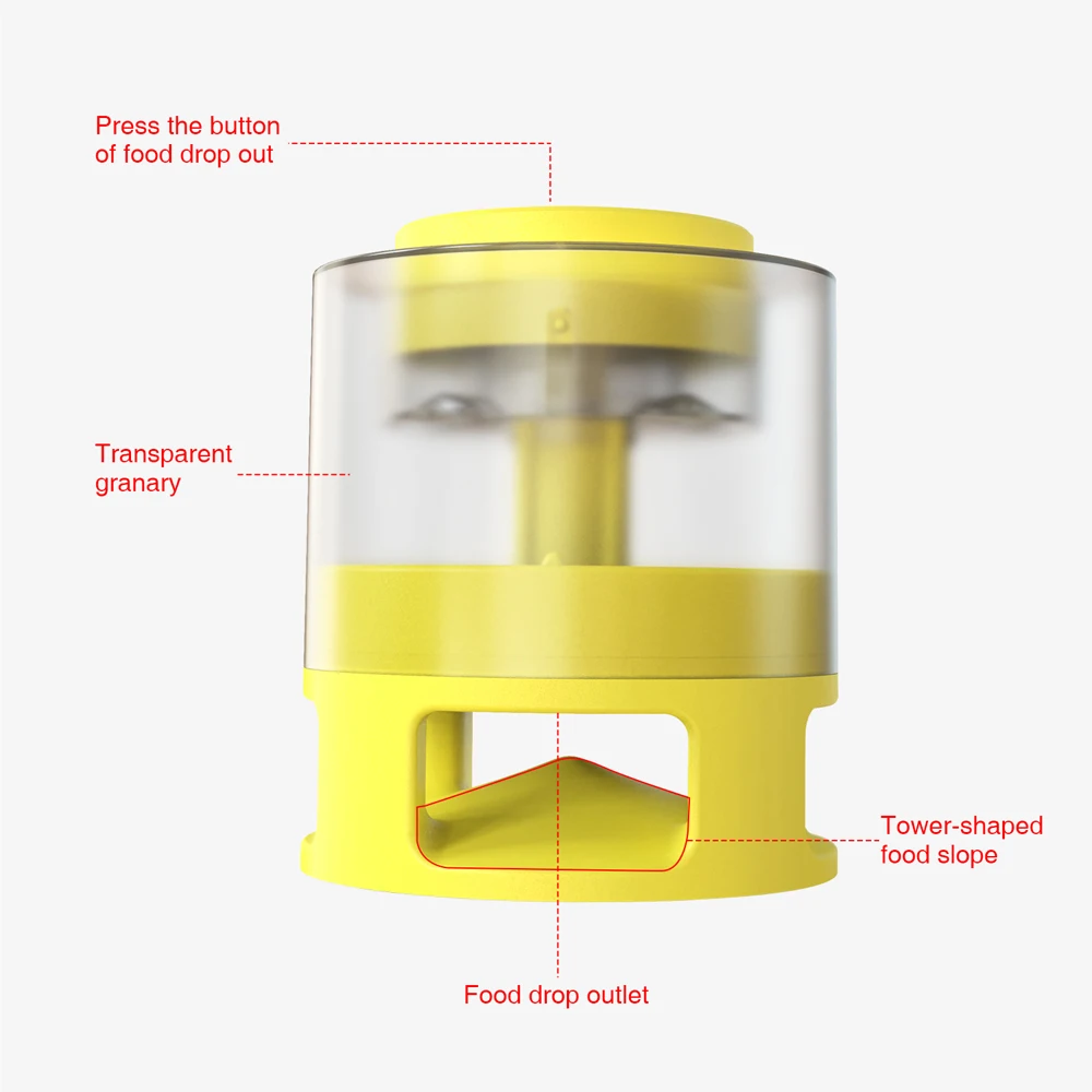 Pet Cat Dog Training Feeding Semi Automatic Feeder Bowl leaky feed bomb feed slowly