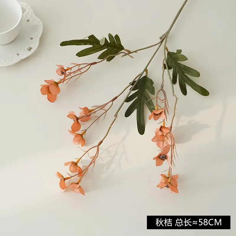 Artificial Flowers Wildflowers  Faux Simulation flowers Chimonanthus pentagonal wild hydrangea for wedding party Home Decor