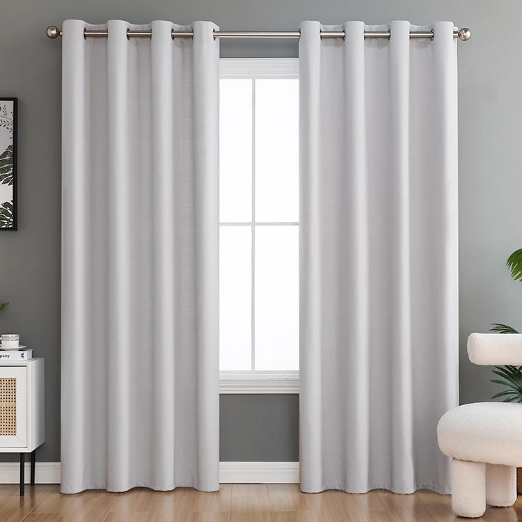 2022 Luxury Drapes and Curtains for the Living Room Blackout Linen Window Curtains