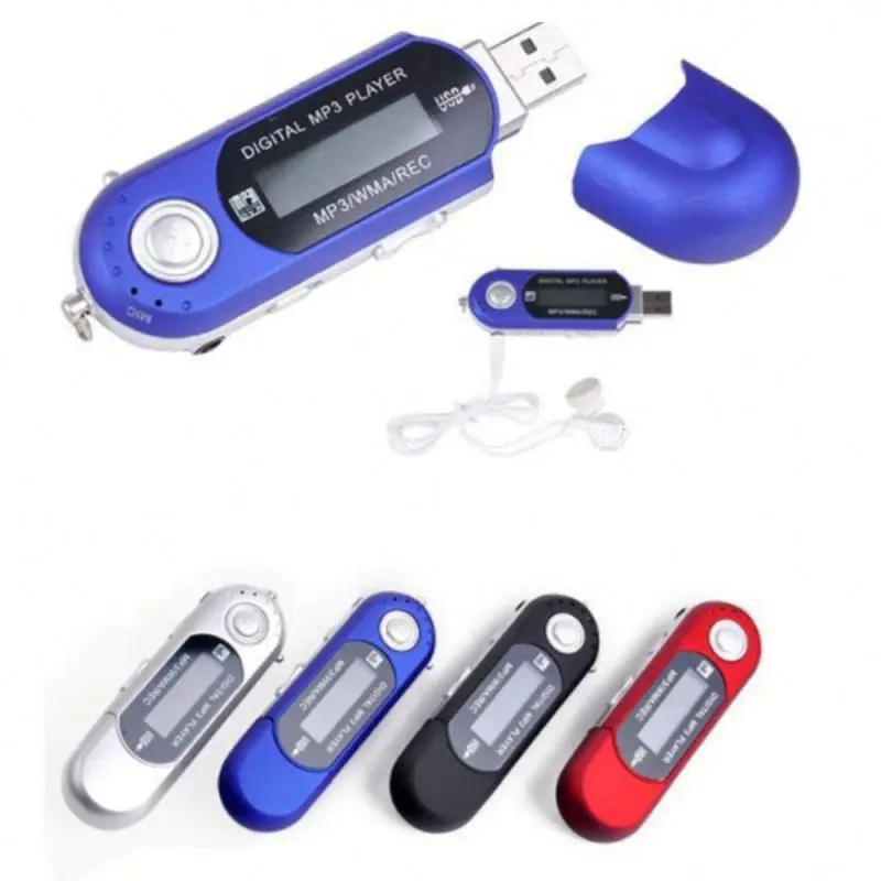  Лидер продаж цифровой MP3-плеер с FM-радио USB флэш-стиль портативный аудио музыка WMA звукозаписывающее устройство