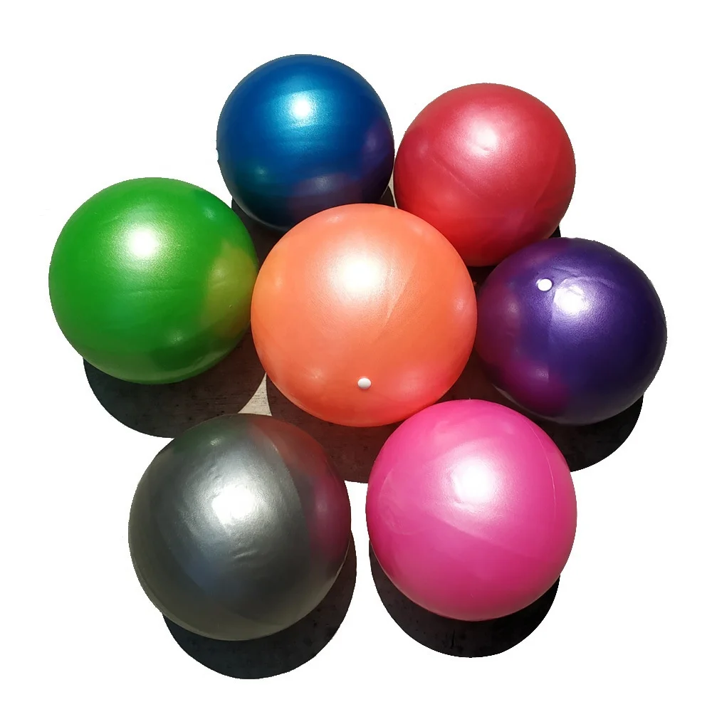 Pilates Ball Mini Yoga Balance Ball Exercise Gym Fitness Accessories Wholesale 20-25 cm PVC Small Yoga Ball