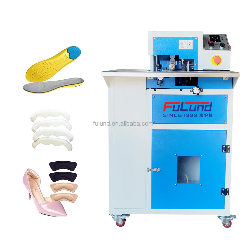 Fulund  CE verified Machines For Shoe Making Foam Peeling Cutting automatic double-head insole skiving machine equipment tools