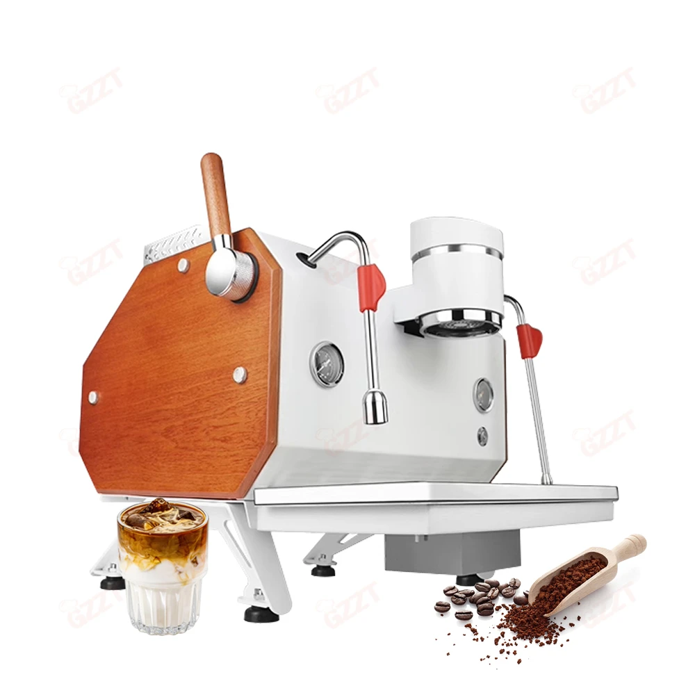 Semi-automatic Professional Two Boilers T3 Heating Copper Pipe Commercial Cafe Cafeteras Tea Espresso Teapresso Coffee Machine