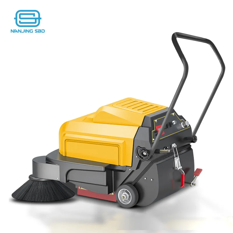 High Quality Cordless Ride-On Electric Floor Sweeper Concrete Floor Cleaning Machine with Battery Motor Plastic Broom Sweeper