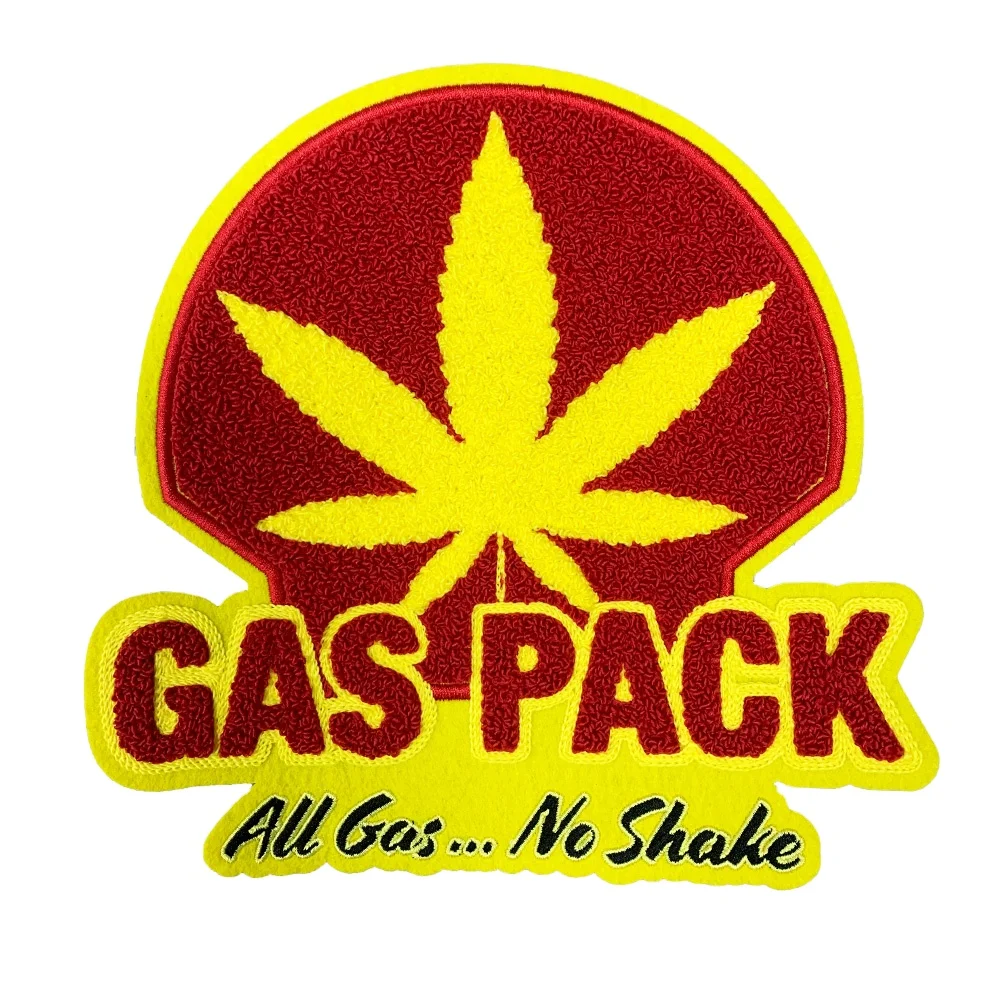 Direct factory chenille patches custom back patches Embroidery letter patches