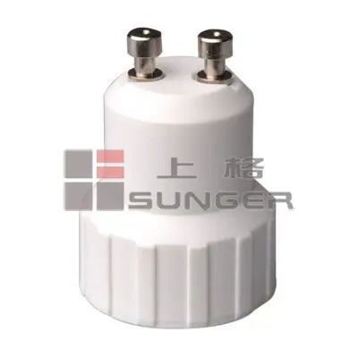 GU10-E14 adapter screw lamp holder LED bulb holder plastic smart led dimmable white CE RoHS converter HOT SALE