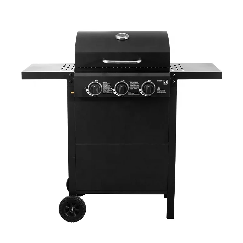 
Three Burners Moveable Barbecue Grill ,High temperature for outdoor barbecue 