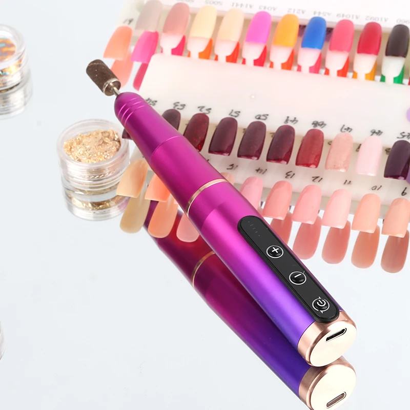 OEM Professional Wireless Nail Drill 20000 rpm Efile Pro Electric Rechargeable Cordless Nail Drill Pen