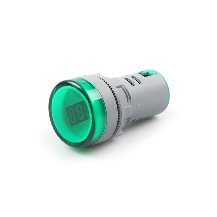 HUAWU 12-500V mini type led indicator light ac high voltage indicator light digital voltmeter indicator lamp