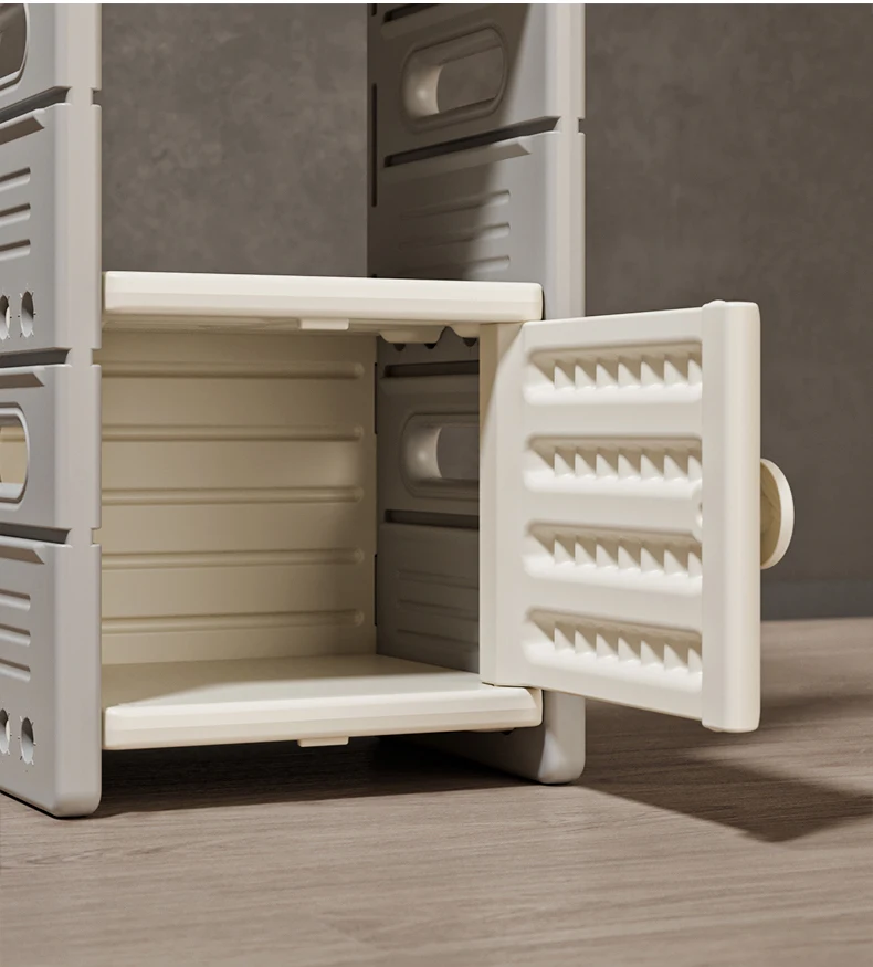 Plastic Cupboard Toys Storage Kids Book Shelf Clothes Children Cabinets