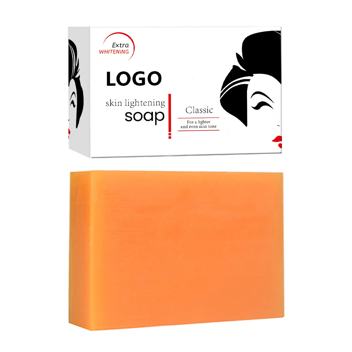 2024 Best Selling Private Label Anti Acne Soap Brilliant Skincare 135g Skin Brightening Turmeric Soap Face and Body Soap