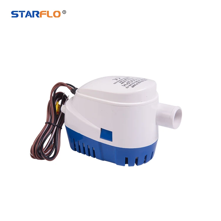 STARFLO 1100GPH 24v dc mini submersible marine automatic bilge pump auto switch small boat bilge pump for saltwater freshwater