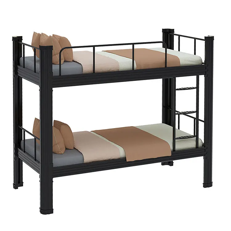 Sell high-quality good price modern style thickened  steel bunk bed Double layer iron frame bed