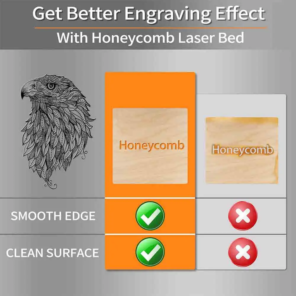 Customized Size Large Honeycomb Working Table Panel Board Platform For CO2 Laser Engraver Cutting Machine Honeycomb Laser Bed