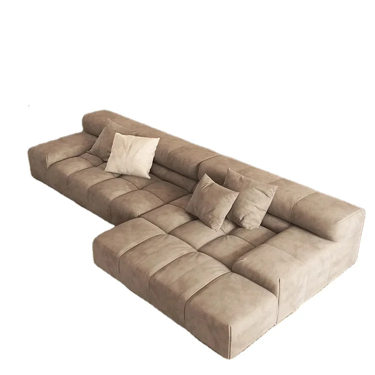 Italian design L shape fabric sofa luxury sectional sofa Modern Living Room Funiture