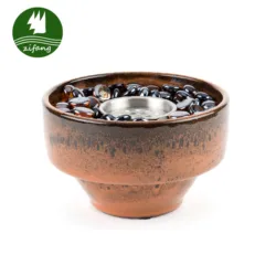 Cheap and practical tabletop garden bioethanol fireplace ceramic indoor tabletop fireplace