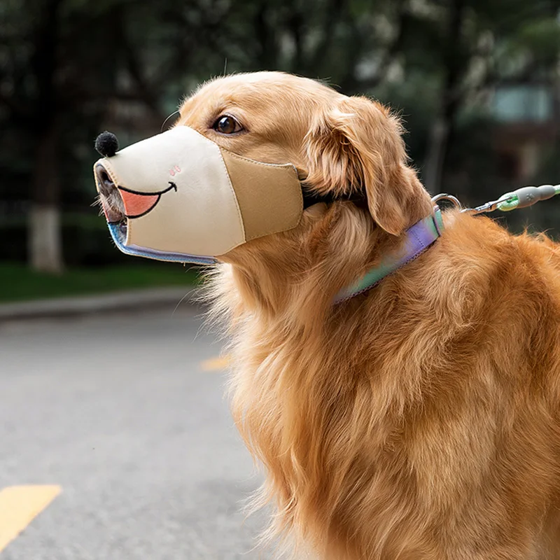 Fast Shipping Wholesale Manufacturer Cotton Adjustable Soft Anti-Bite and Anti-Bark Pet Muzzle Breathable Dog Muzzle