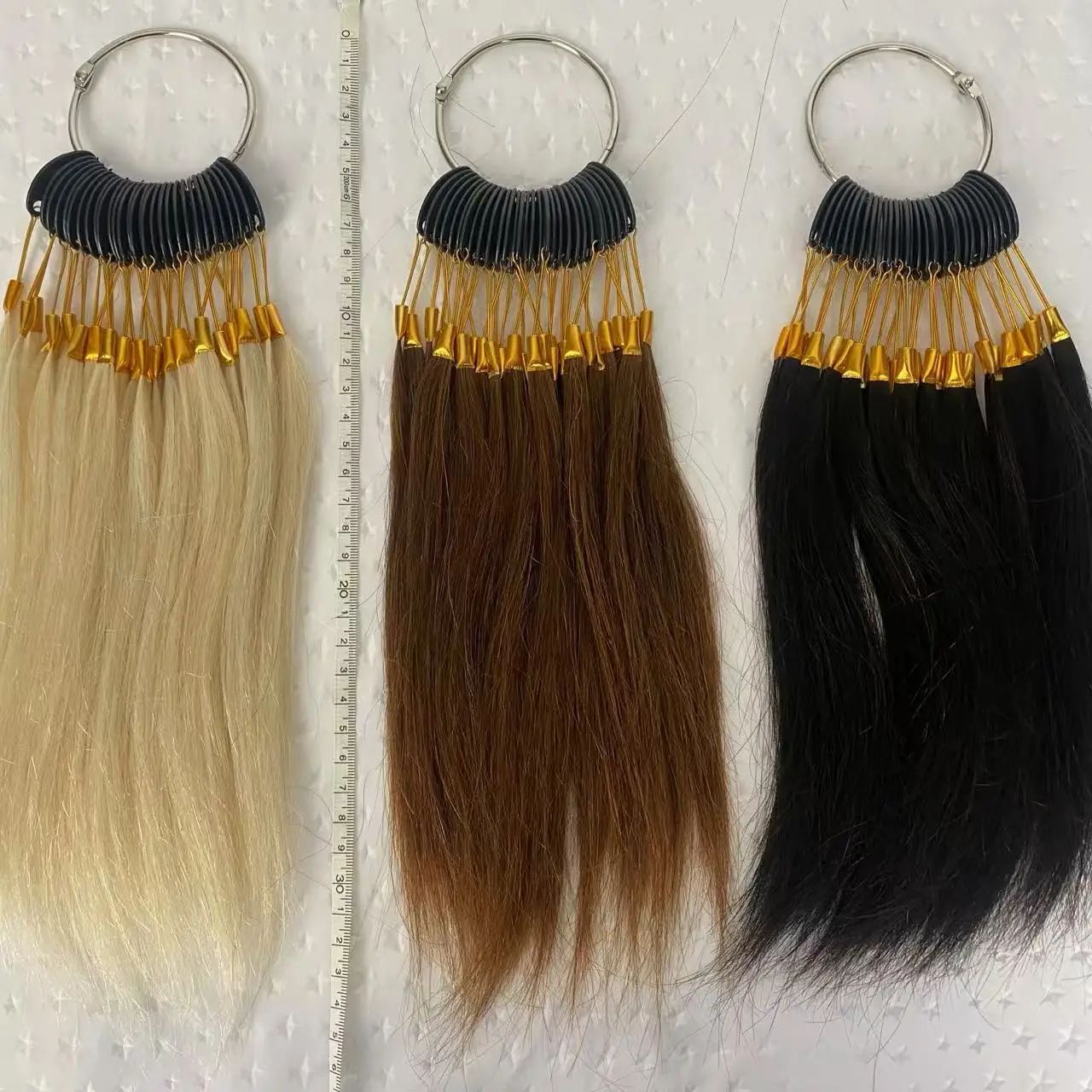 Hot Selling Double Drawn 100% Russian Human Nano Ring Hair Extension Cuticle Invisible 100% Real Hair Tip extensions