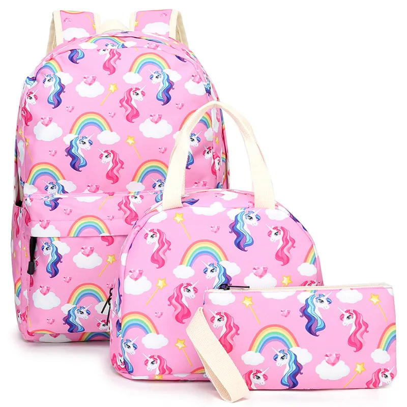 
Wholesale Fashion Custom Travel Bagpack School Bag Set Beautiful Girl Bag Backpack 