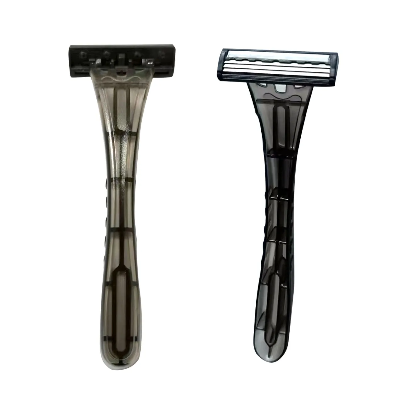 Disposable Triple Blade Razor Black Plastic Shaving Razor For Hotel