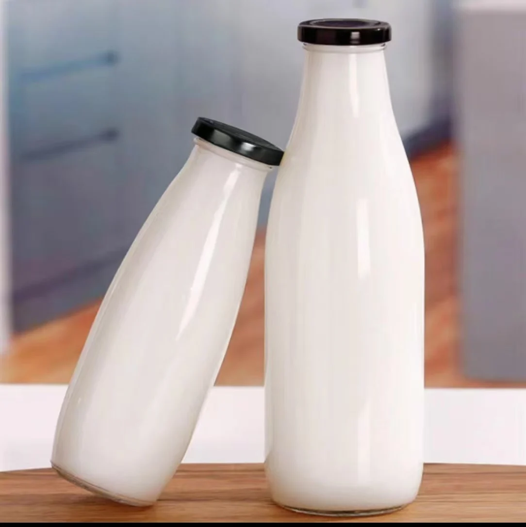 Оптовая продажа высококачественные прозрачные 250 мл стеклянные бутылки молока