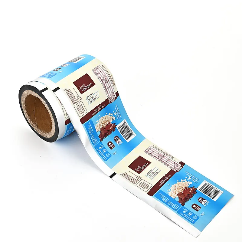 PE Foil Laminated Bags Film Roll For Packaging Chocolate Noodle Nuts