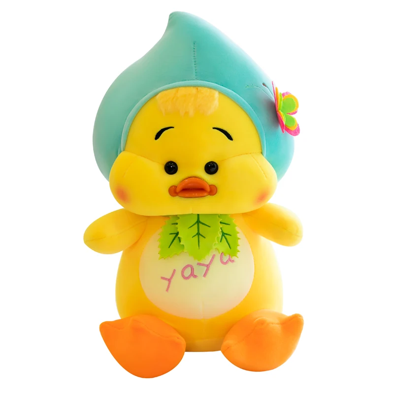 The latest fruit hat and cute plush toy of little yellow duck in 2021