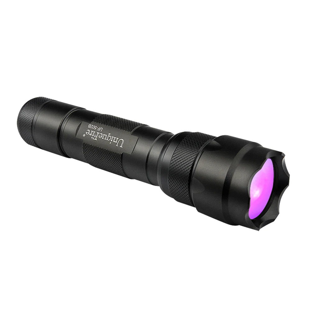 uniquefire 502B black light 3w 365nm uv led flashlight