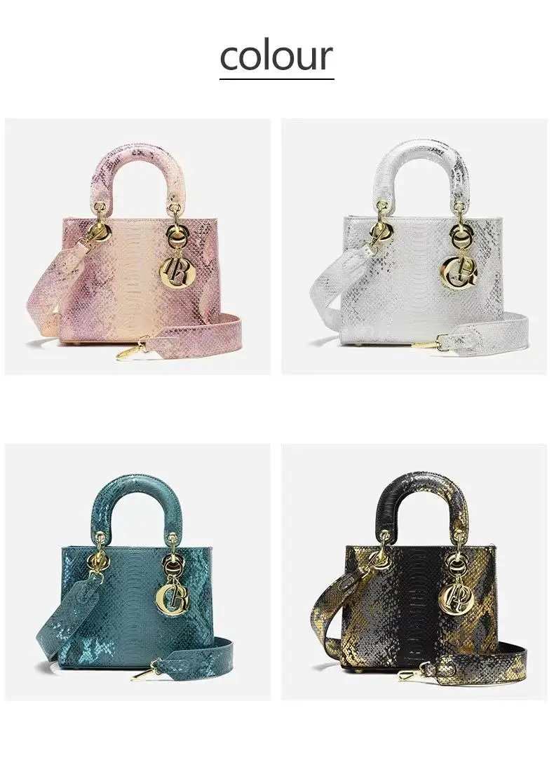 Custom Luxury Designer Fashion Genuine Leather Women Small Mini Lady Square Shoulder Handbag Bags Famous Brand