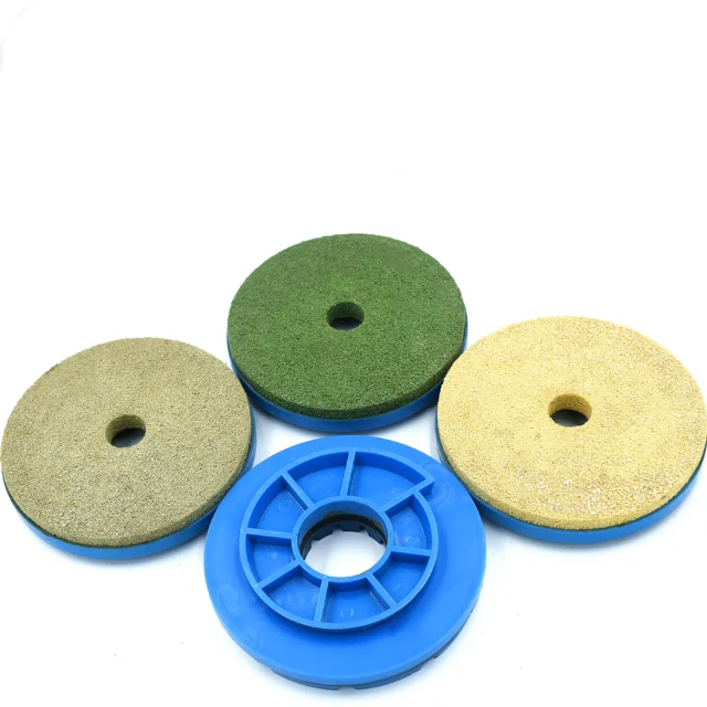 Quality 3inch Snail Lock Edge wet Polishing Pads for  polishing granite marble