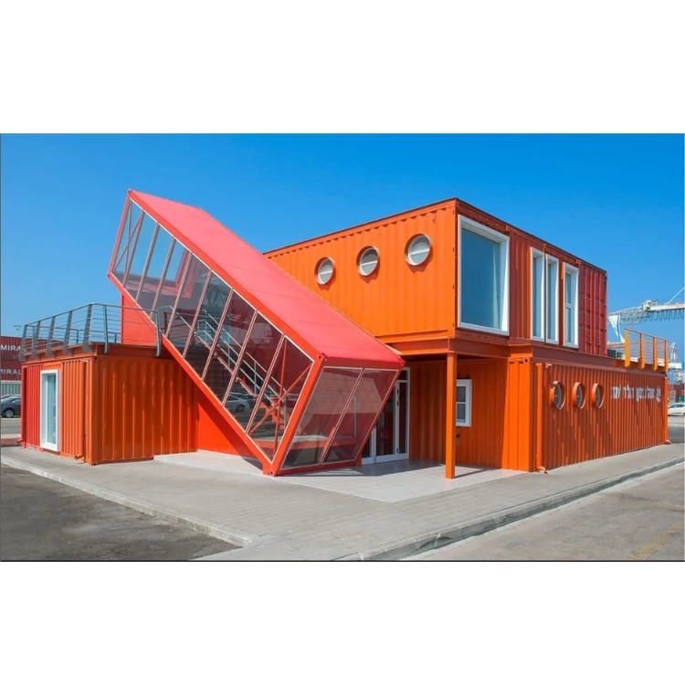 Easy Assemble prefabricated restaurant metal container coffee shop Made In China