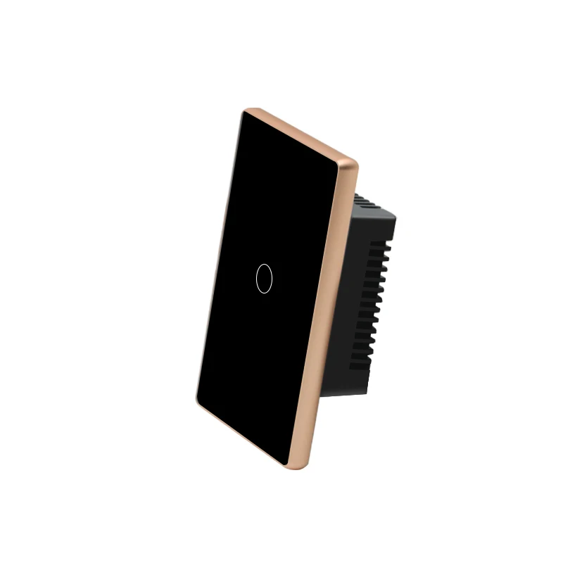New Arrival Wall Switch Socket American Dimmer Switch 1 Gang 3 Way 120V 600W Max White Light Copper OEM Power Slider Color L