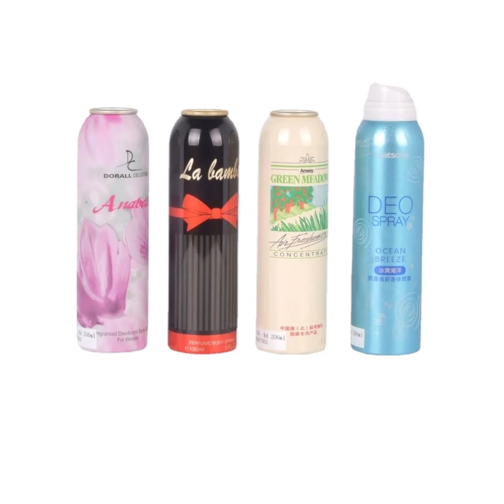 Wholesale new design  spray fill empty aerosol can 50ml empty aluminum aerosol can