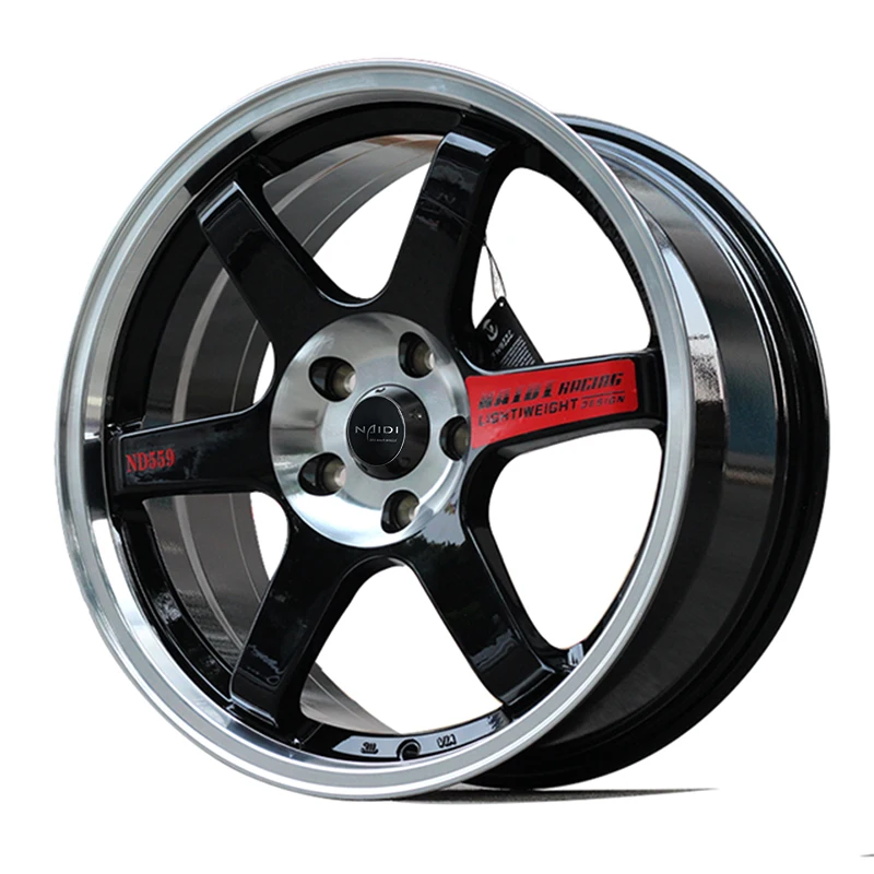 559  18inch  replica TE37 save energy 8.5kg light weight  flow forming alloy wheels  for any cars