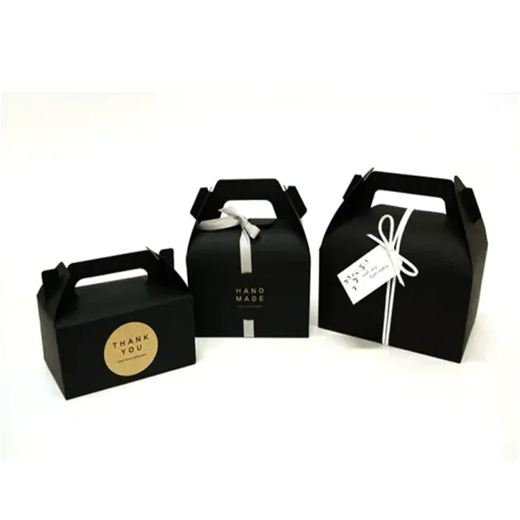 customized banana cake box packaging white cardboard cake boxes