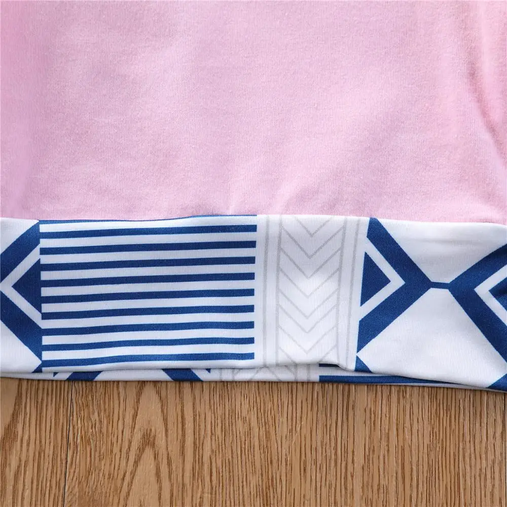 
Brand Name Geometric Hoodie And Floral Pants Shopping Online Clothing Set 