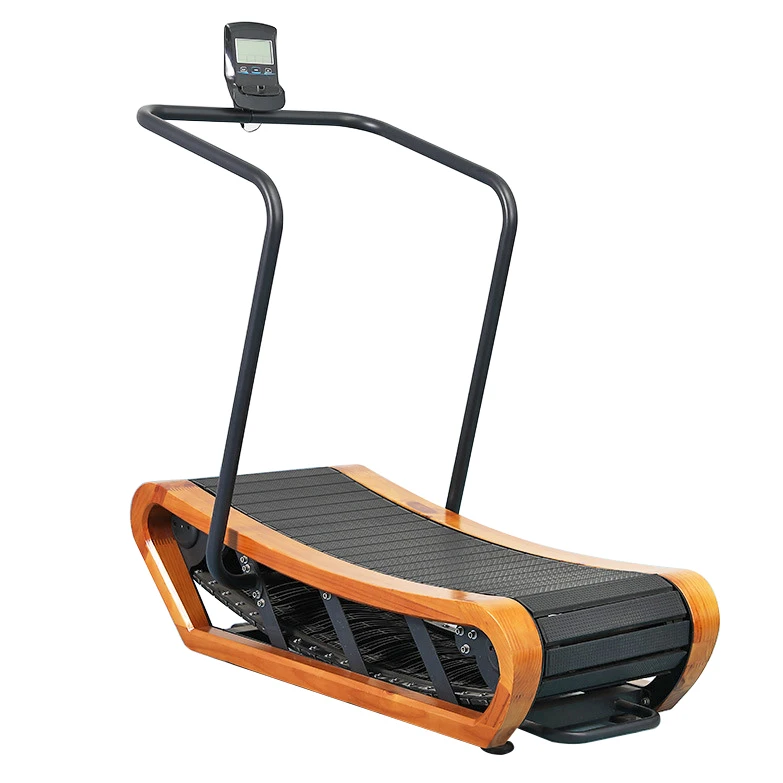 Gym Fitness Commercial Woodway Curve Air Runner Non Power Curved Belt Non-Motorized Treadmill