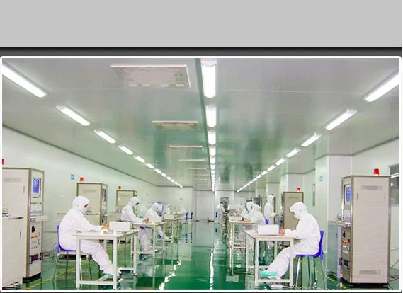Hanging LED tri-proof clean ceiling recessed linear light with one two T5 T8 integrated homemade dust-free plant lights