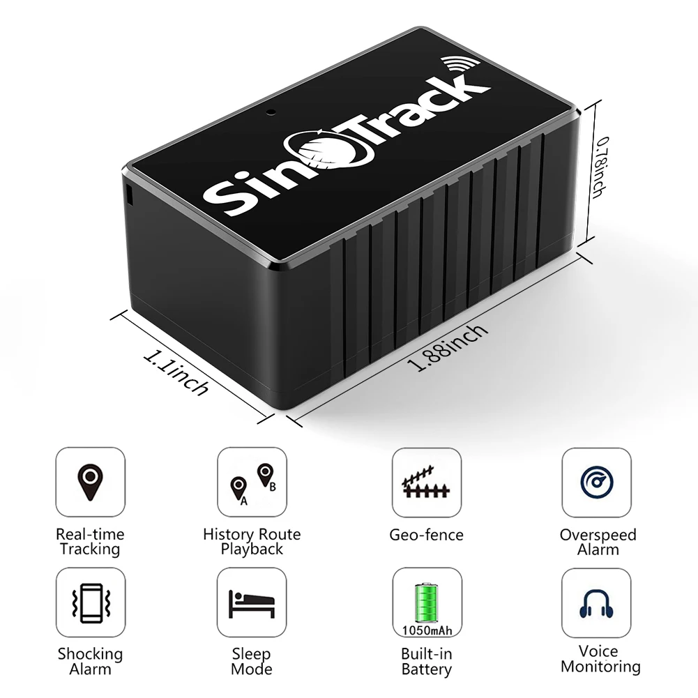 SinoTrack в режиме реального времени отслеживать ST-903 Портативный GPS трекер для старика ребенка домашнее животное