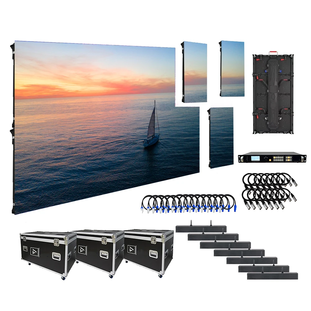 led display screen module p2.604 ledvdi rental  outdoor p3 p3.9 p2.6 500*500 indoor for stage auditorium trade show background