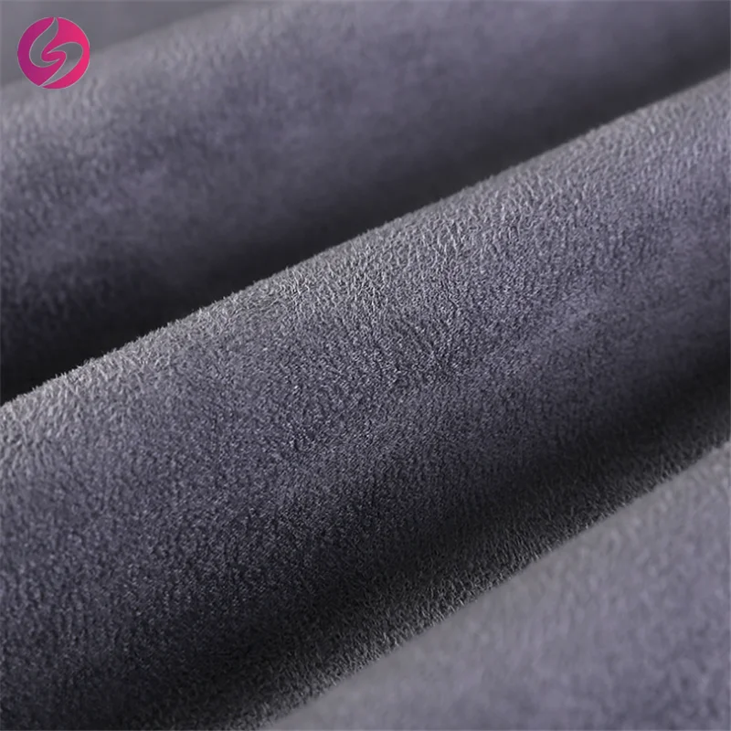  Китайский текстиль 100% полиэстер замшевая ткань синтетическая кожа замша из искусственного меха