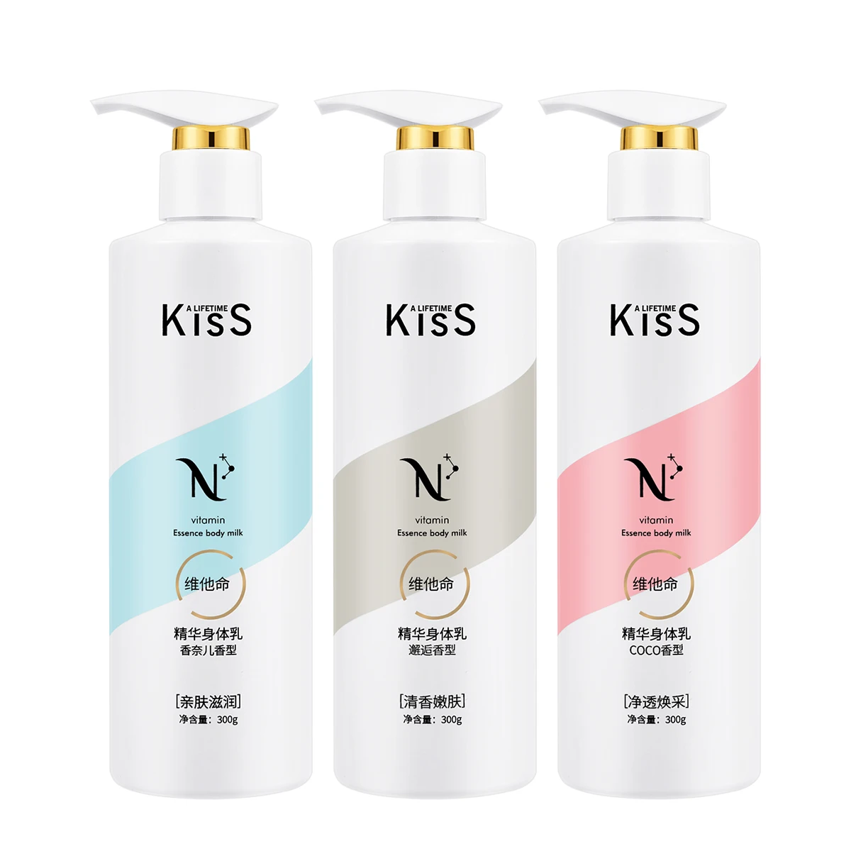 A lifetime kiss fragrance body milk softens the skin and improves dry body moisturizing cream meets fragrance