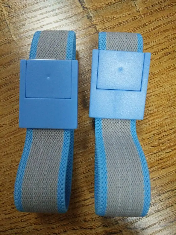Blue adjustable ESD Anti-allergic Bracelet anti static Wrist Strap