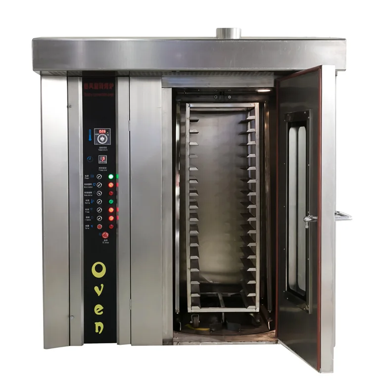 professional bakery equ bakery equipment 16/32/64 trays rotary oven for pita baguette toast   from China