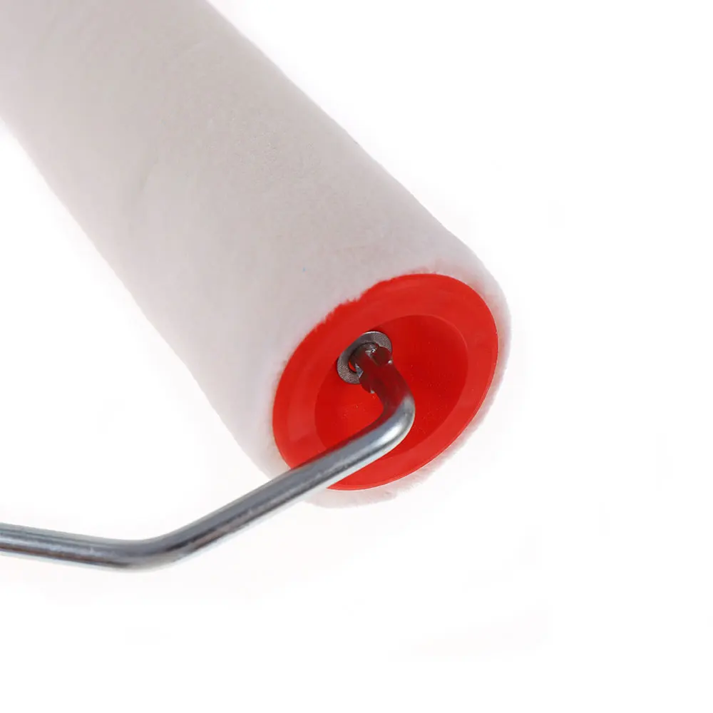 Low Price Customized High quality Cleaning  roller brush roller  refill with handle paint roller brush with red plastic handle