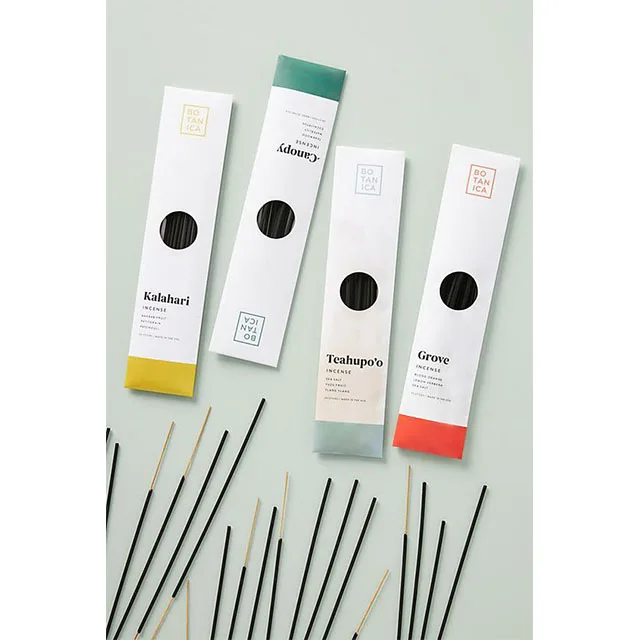 Новая упаковка! Стильная белая бумажная коробка для благовоний в форме конверта под заказ