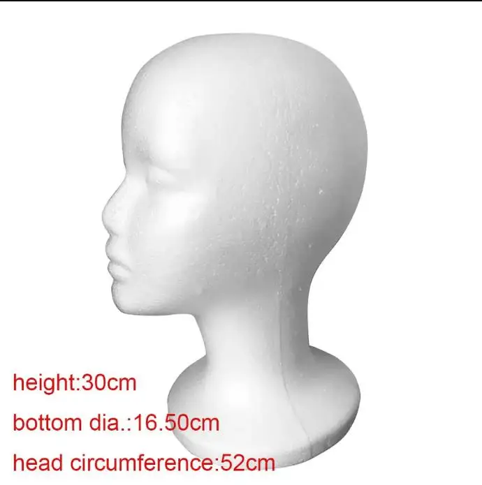 Wholesale Styrofoam Mannequin Head Wig hair mannequin