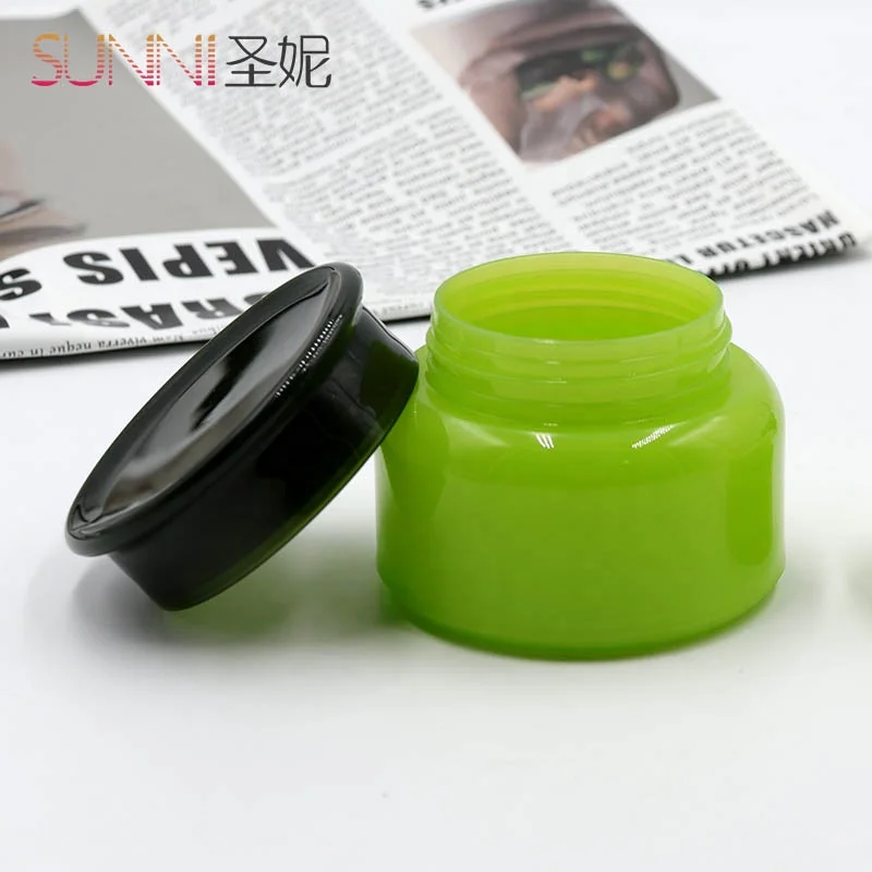 Green Color 15g Eye Cream Care jar  50g Body lotion Scrub Cream container green skin Care  Plastic Jar