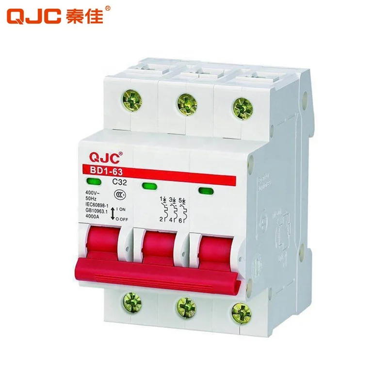 QJC поставить BD1-63 50 Гц 230/400V однополюсный 32A Автоматический выключатель