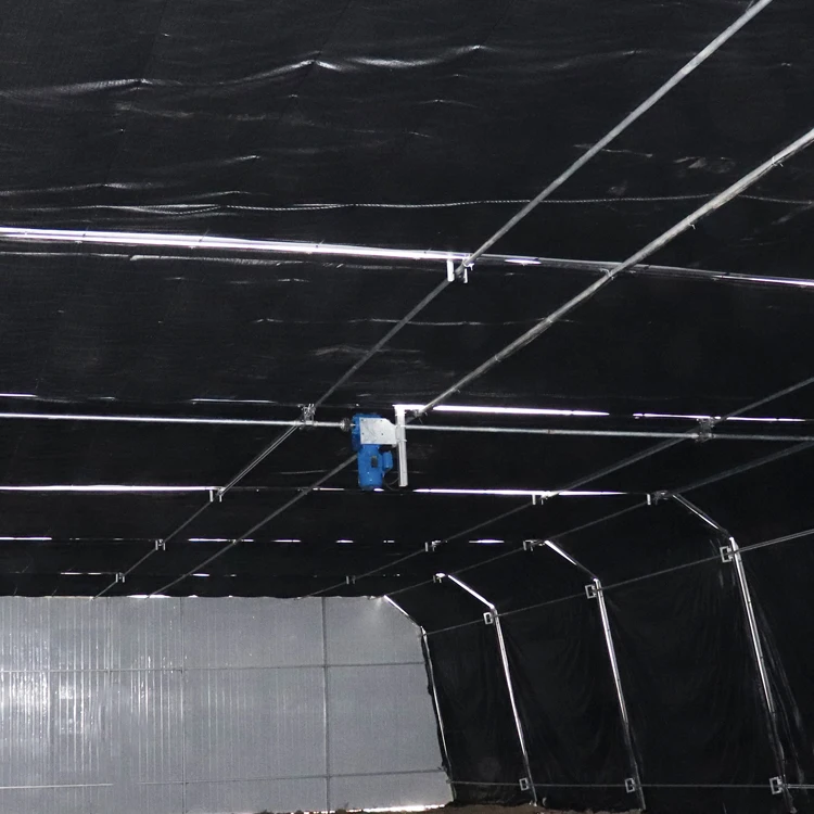  Climate environmental controller black and white plastic sheet commercial used blackout